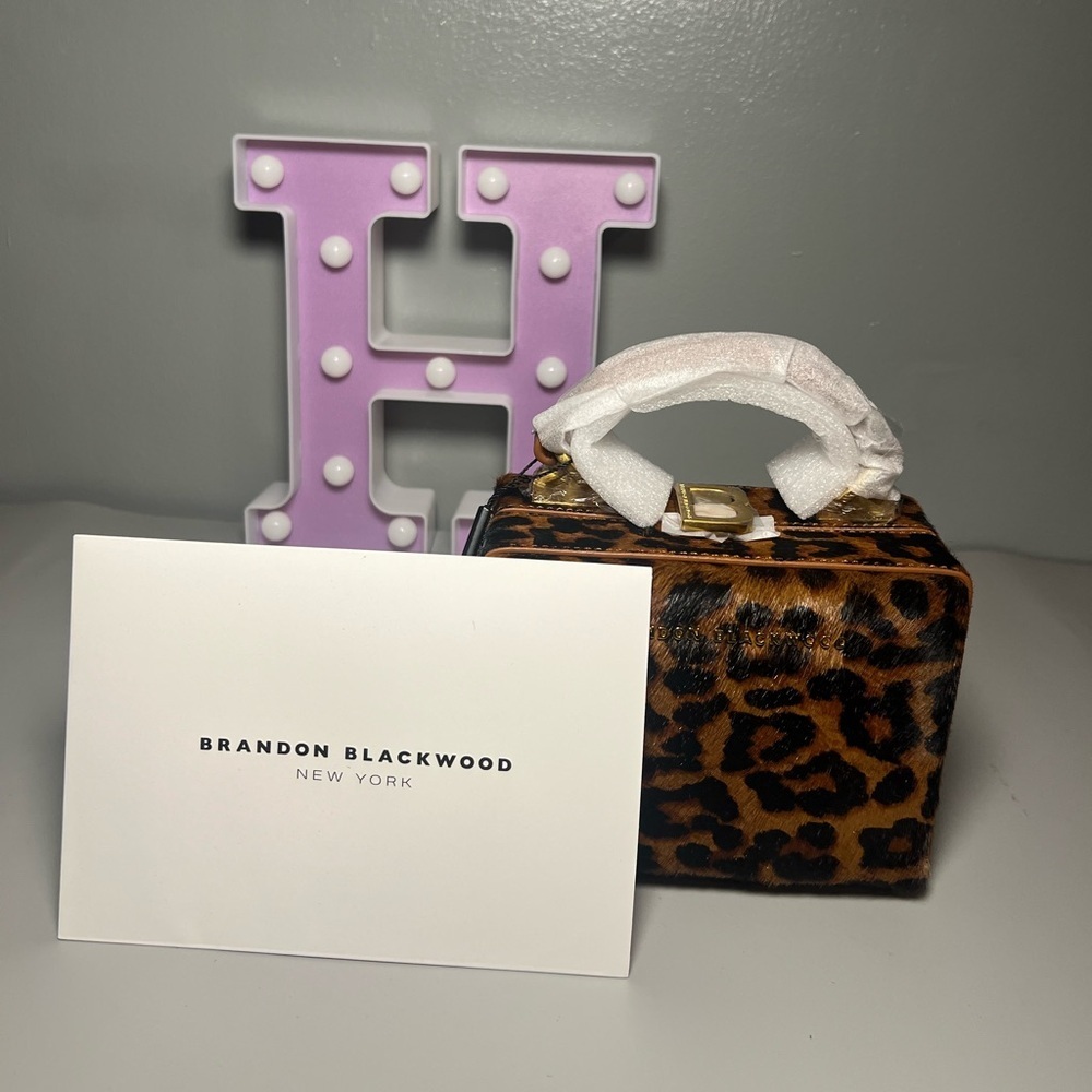 Brandon Blackwood mini Kendrick trunk leopard